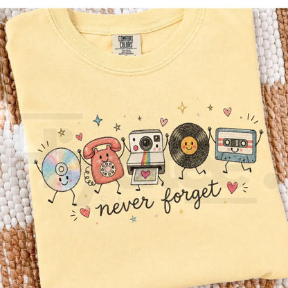 Comfort Colors Never Forget T-Shirt - Hiyatee
