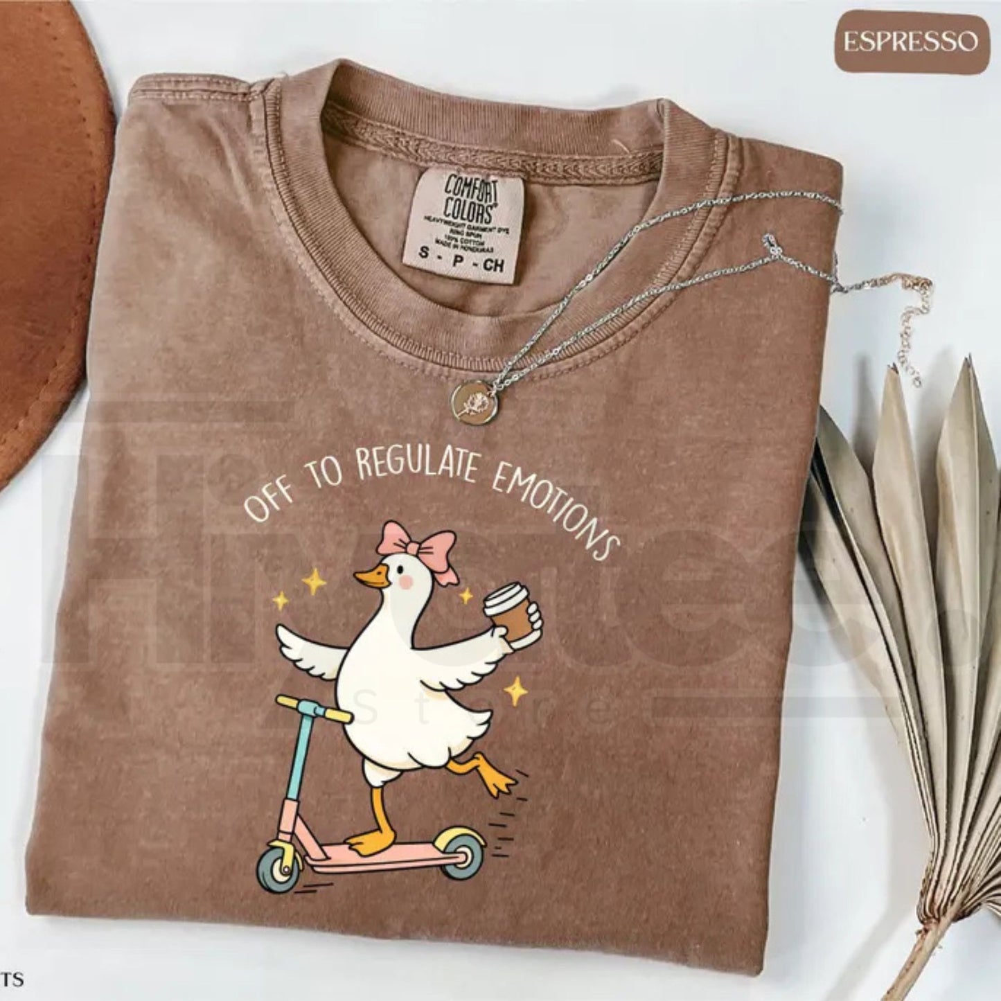 Comfort Colors Off To Regulate Emotions Shirt Silly Goose Mental Health Tee - Hiyatee
