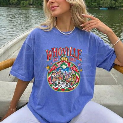 Comfort Colors Preppy Christmas Characters T-Shirt – Vintage Holiday Graphic Tee - Hiyatee