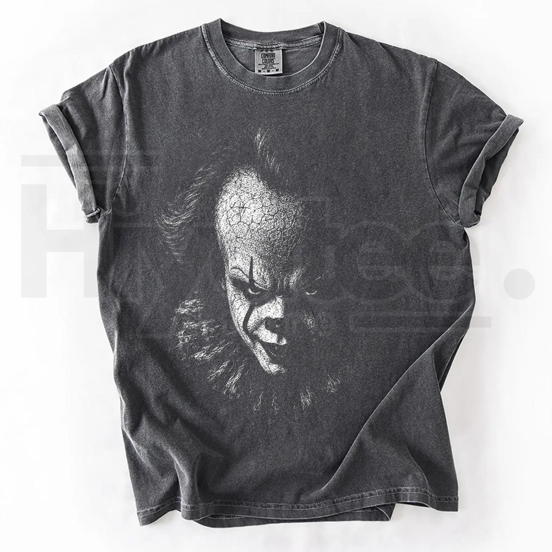 Comfort Colors Retro Horror Movie Characters Halloween Shirt Group Matching Tee - Hiyatee