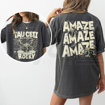 Comfort Colors® Rocky Tau Ceti T-Shirt – Project Hail Mary "Amaze Amaze Amaze" Jazz Hands Sci-Fi Gift - Hiyatee