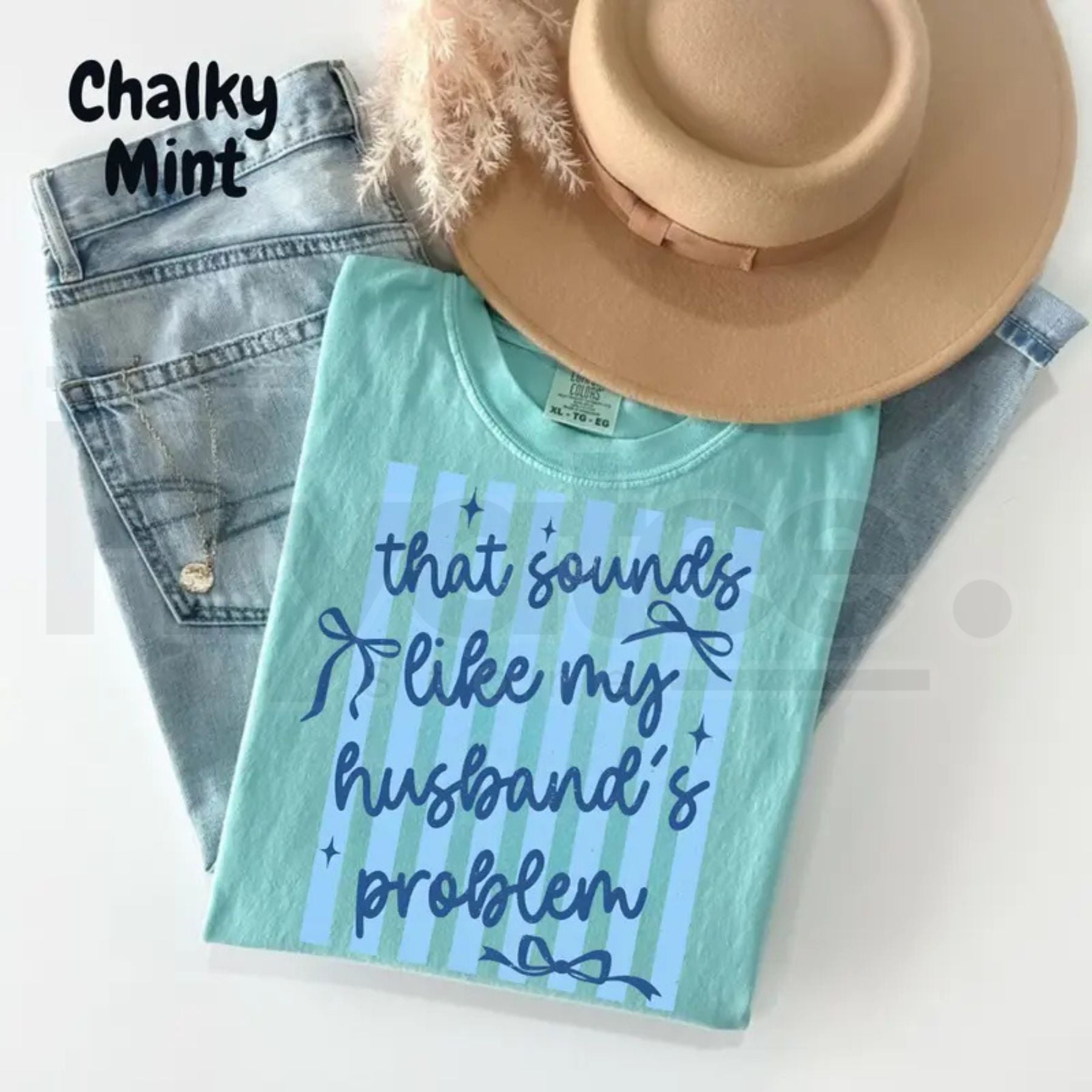 Comfort Colors Sarcastic Husband's Problem Shirt - Hiyatee