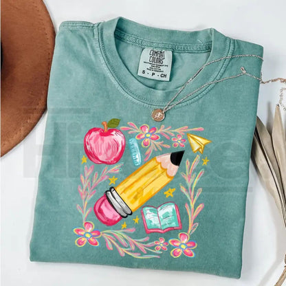 Comfort Colors® Teacher Life Shirt – Back to School & Teacher Appreciation Gift - Hiyatee