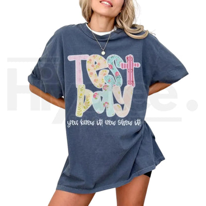 Comfort Colors® Test Day Shirt – Teacher State Testing T-Shirt, Testing Coordinator Life Tee - Hiyatee