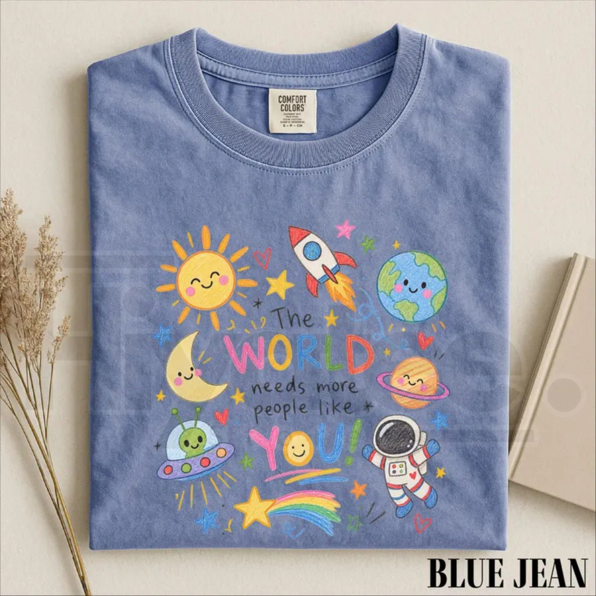 Comfort Colors The World Needs More People Like You Kindness Tee - Hiyatee