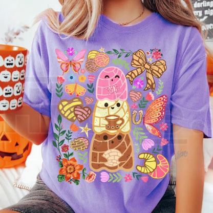 Comfort Colors Unisex Casual Pan-tasmas Ghost Print Tee - Hiyatee
