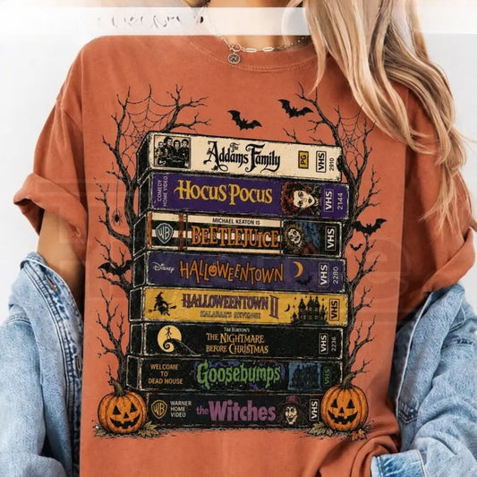 Comfort Colors Vintage Halloween Movie Shirt. - Hiyatee