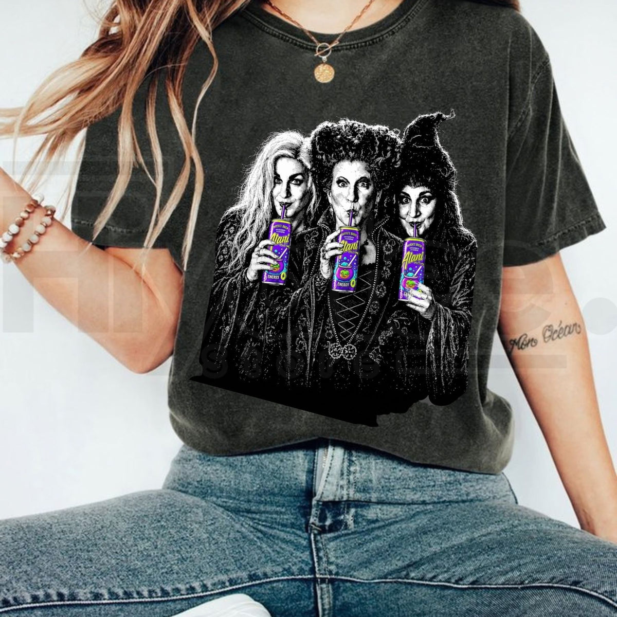 Comfort Colors Witch's Brew Hocus Pocus Halloween Tee - Hiyatee