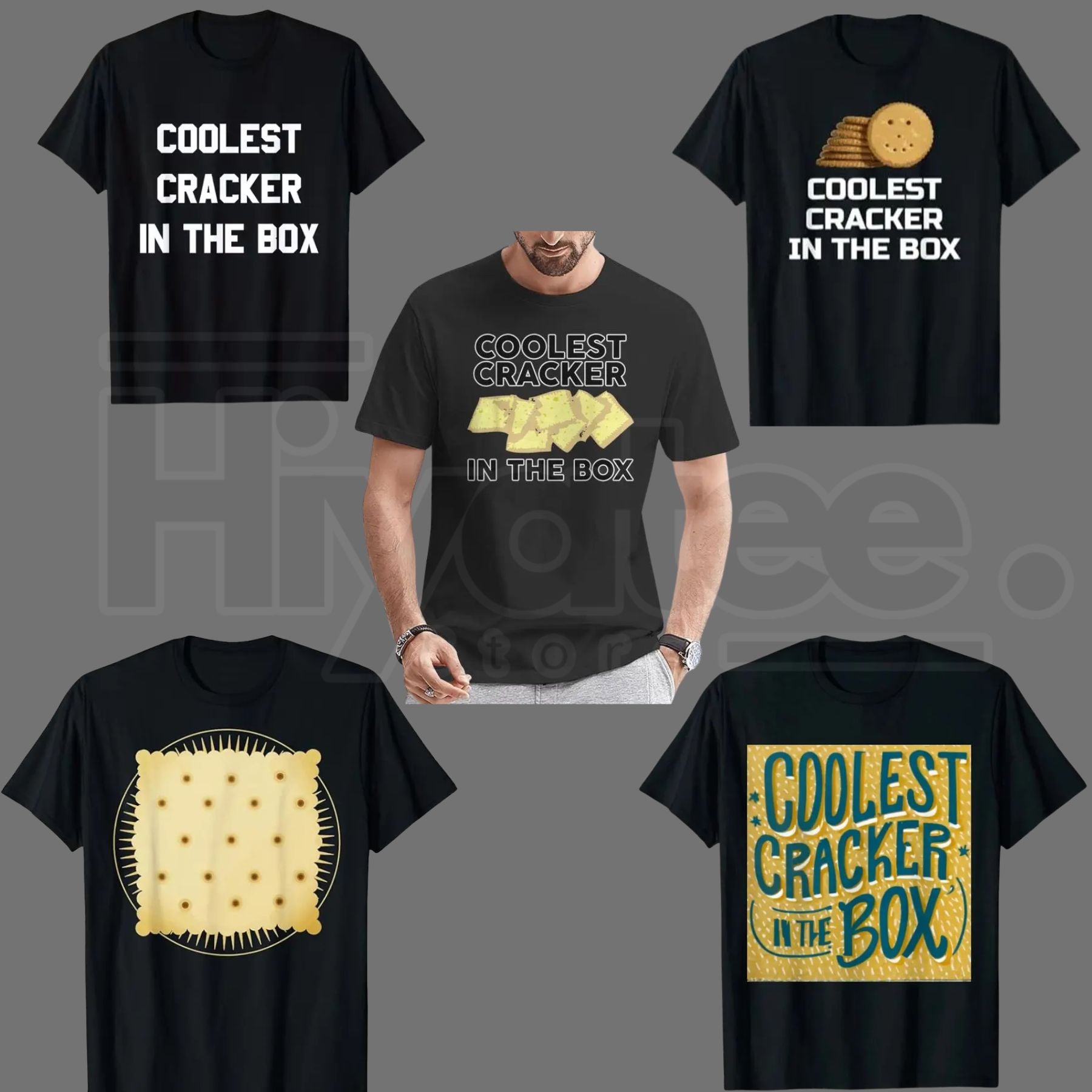 "Coolest Cracker" – Funny Sarcastic Bold Graphic Top - Hiyatee