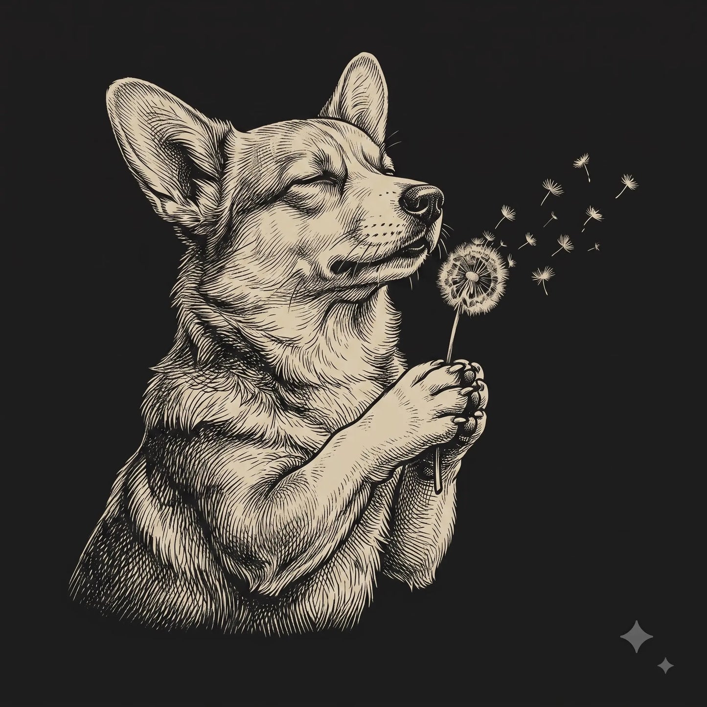 Comfort Colors Dog Breeds Graphic Shirt Botanical Forest Wildlife Tee