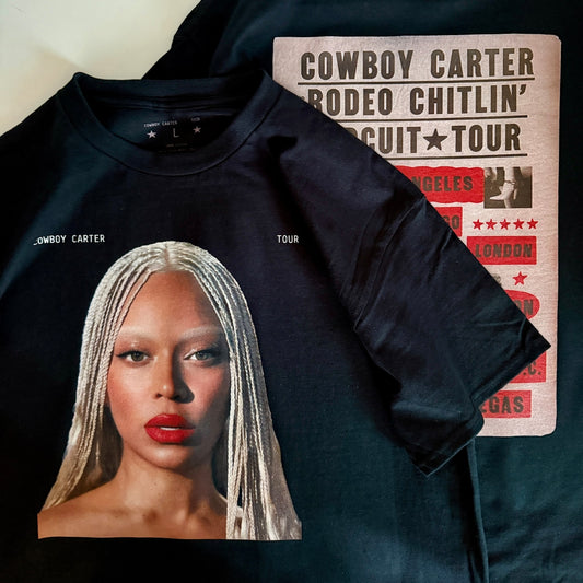Cowboy Carter tour, Music concert 2025 beyonce TShirt-Hiyatee