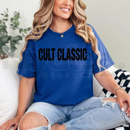 Cult Classic T-Shirt – Trendy Minimalist Pop Music Club Graphic Tee - Hiyatee