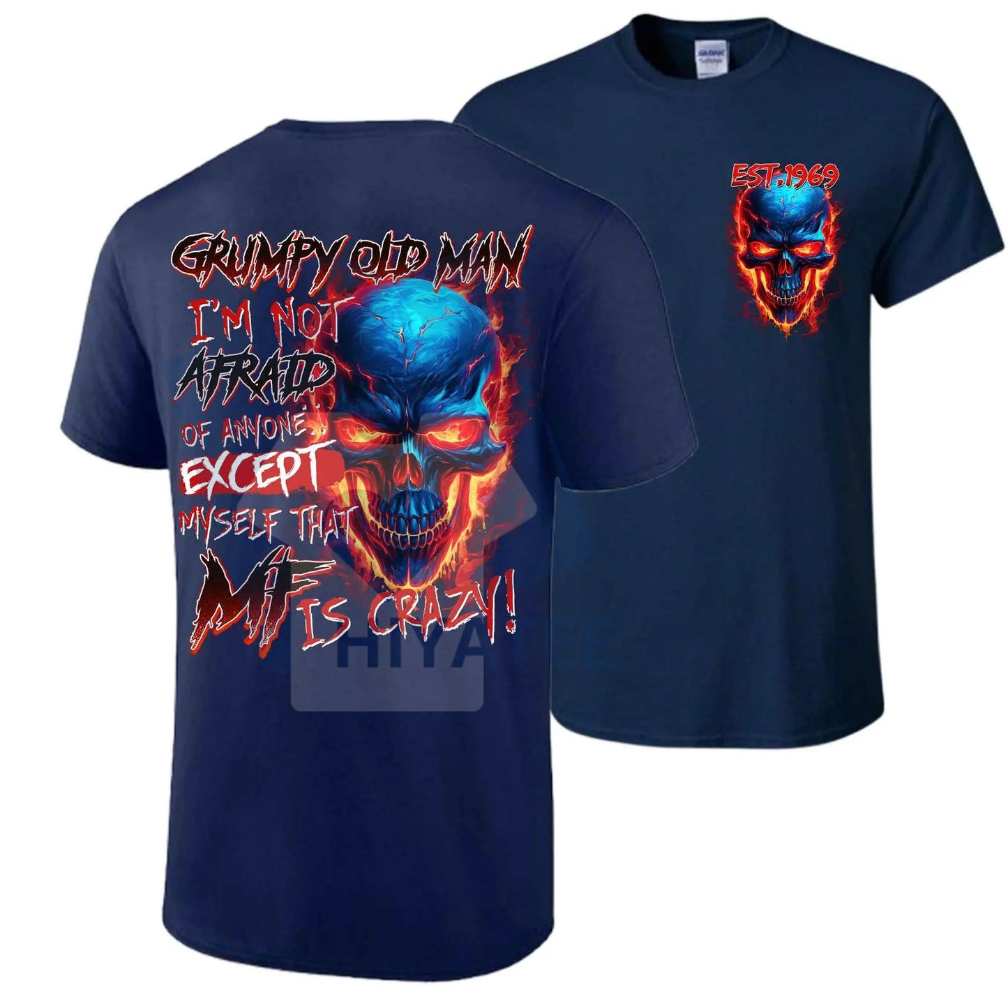 Custom Est. 1969 Gen X Two-Sided T-Shirt – Classic Fit Birthday Gift Tee - Hiyatee