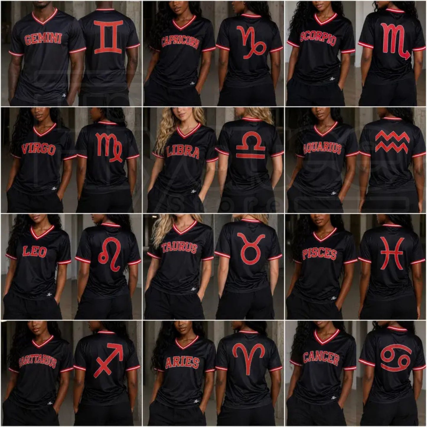 Custom Zodiac Astrology Breathable Athletic Jersey – Summer Sports Apparel - Hiyatee