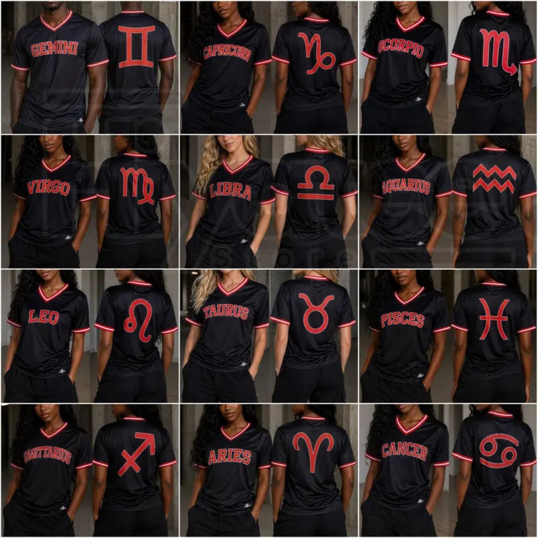 Custom Zodiac Astrology Breathable Athletic Jersey – Summer Sports Apparel - Hiyatee