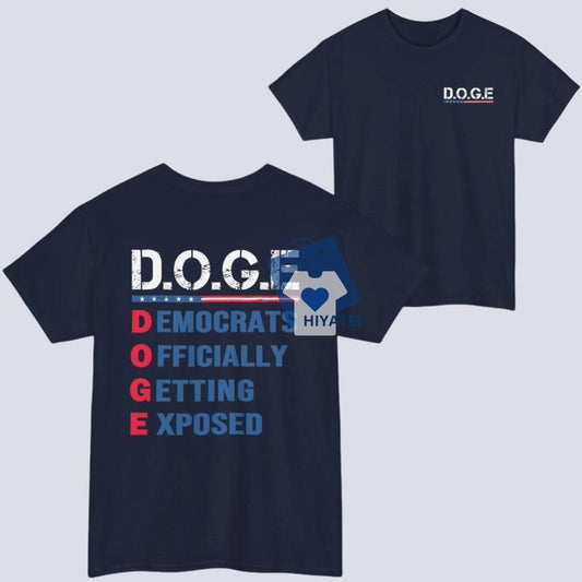  D.O.G.E Conservative Graphic Tee – Political Meme Shirt for Free Thinkers-Hiyatee