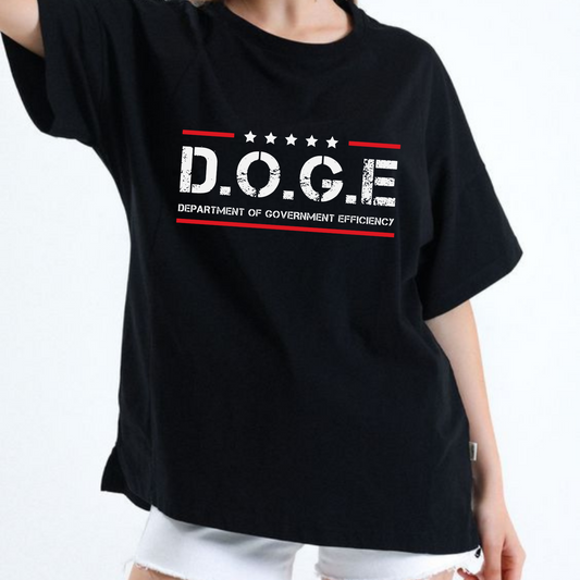 DOGE D.O.G.E. Department Of Government Efficiency T-Shirt – Elon-Inspired Meme Tee-Hiyatee