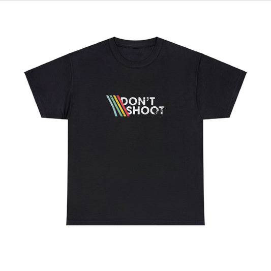 "DON'T SHOOT" Gaming Shirt – Sarcastic Funny Retro Arcade Raiders Tee Gamer Gift  - Hiyatee