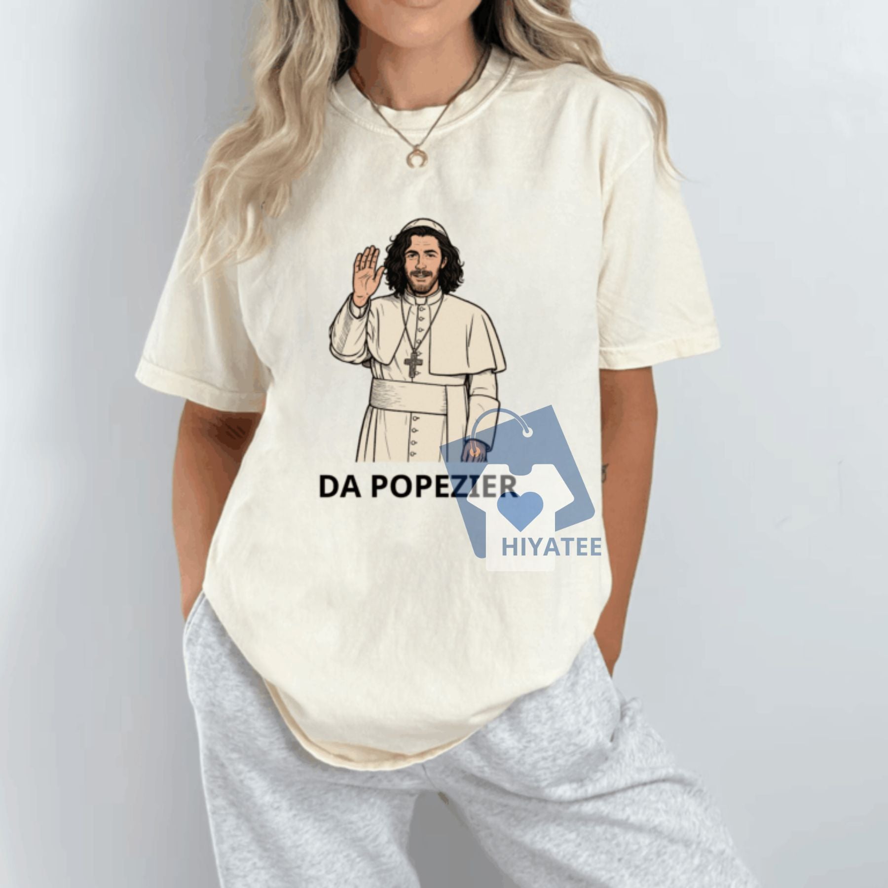 Da Popezier Shirt – Hozier Pope Meme Unisex Graphic Tee-Hiyatee