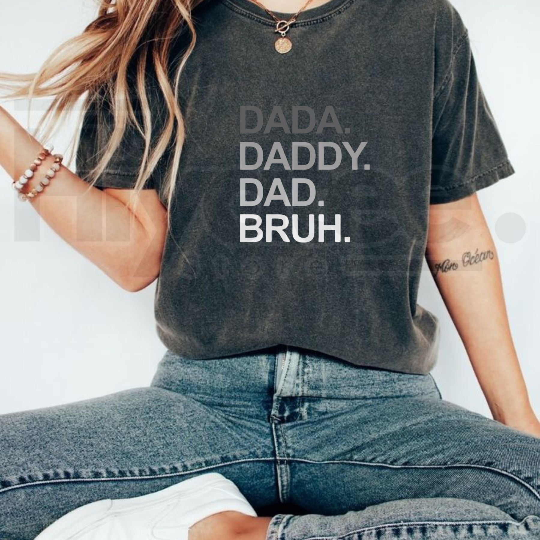 Dada Daddy Dad Bruh Golf T-Shirt – Funny Father’s Day Gift for Men, Sarcastic Golfer Husband Graphic Tee. - Hiyatee