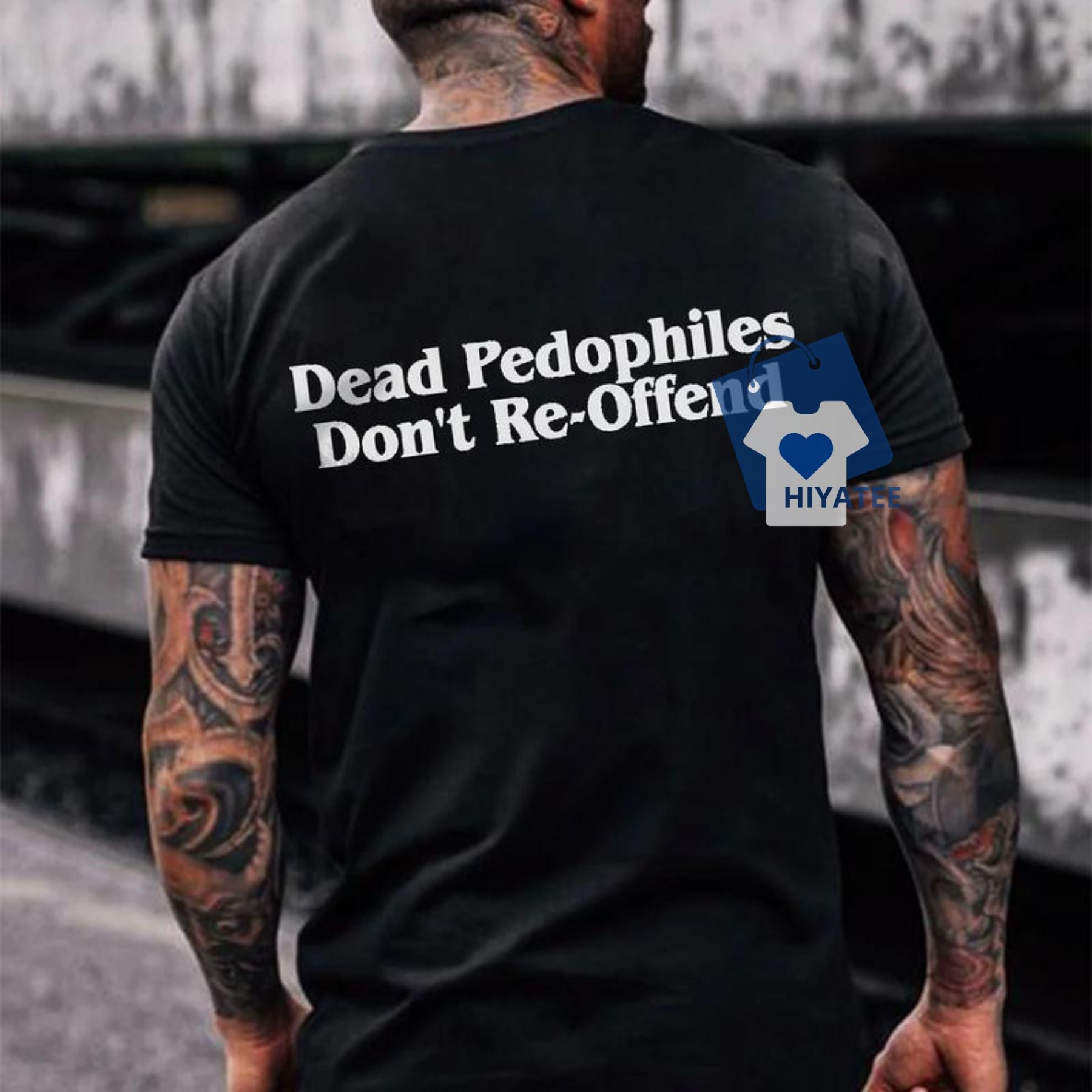 Dead Pedo Don’t Re-Offend T-Shirt – Bold Statement Graphic Tee for Awareness-Hiyatee