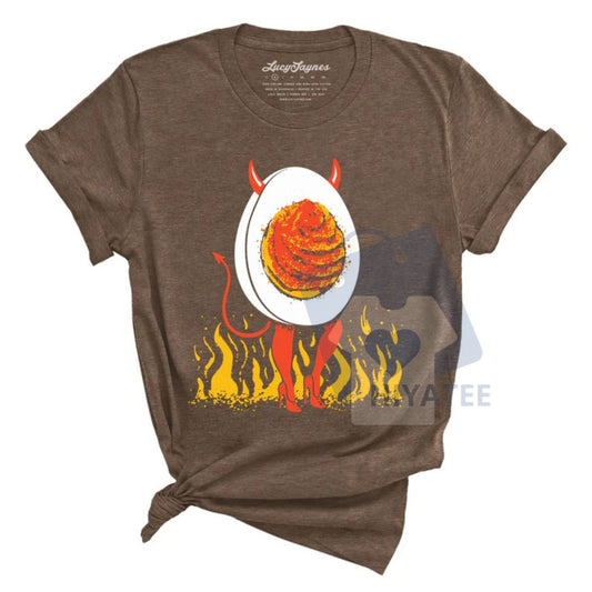 Deviled Egg T-Shirt – Funny Foodie Graphic Tee - Hiyatee