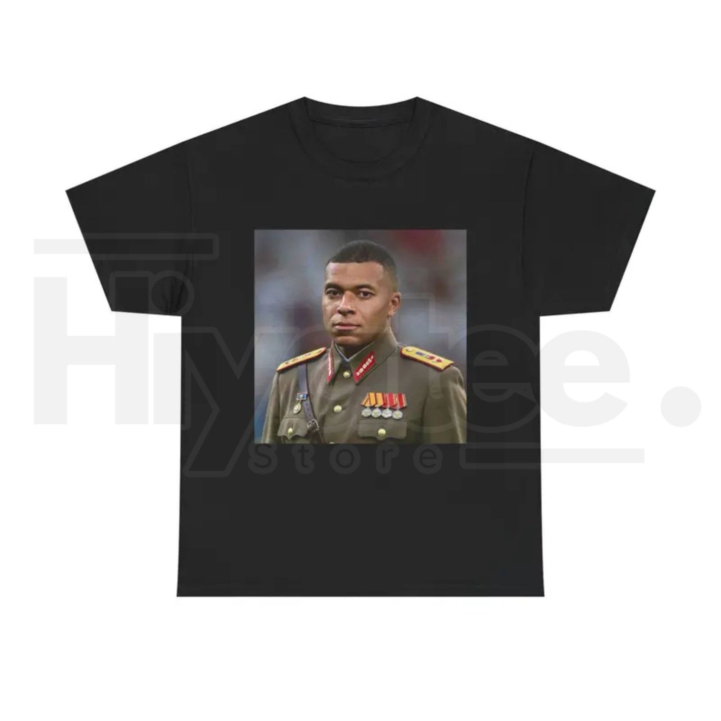 Dictator Mbappe Tee – Funny Football Parody Graphic Shirt - Hiyatee