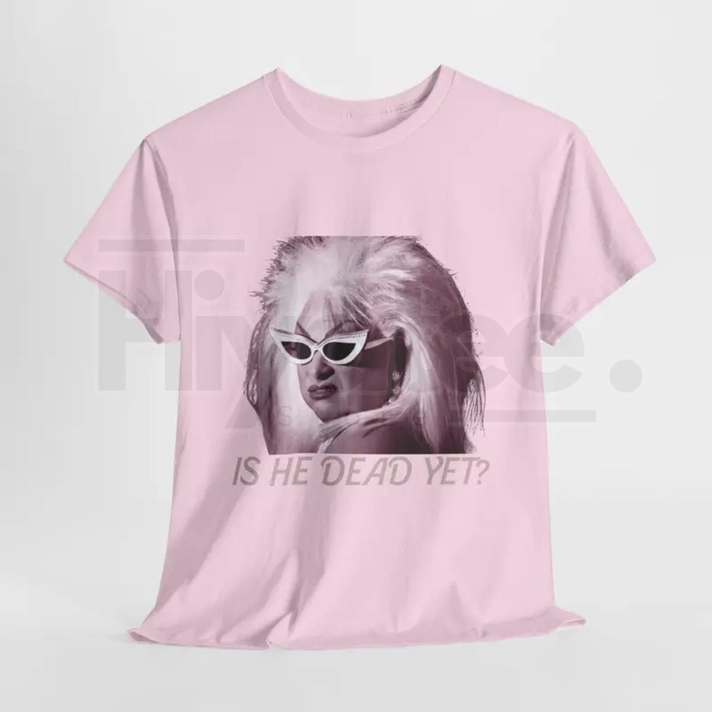 "Divine – Is He Dead Yet?" – Sassy Retro Cult Classic Graphic Top - Hiyatee