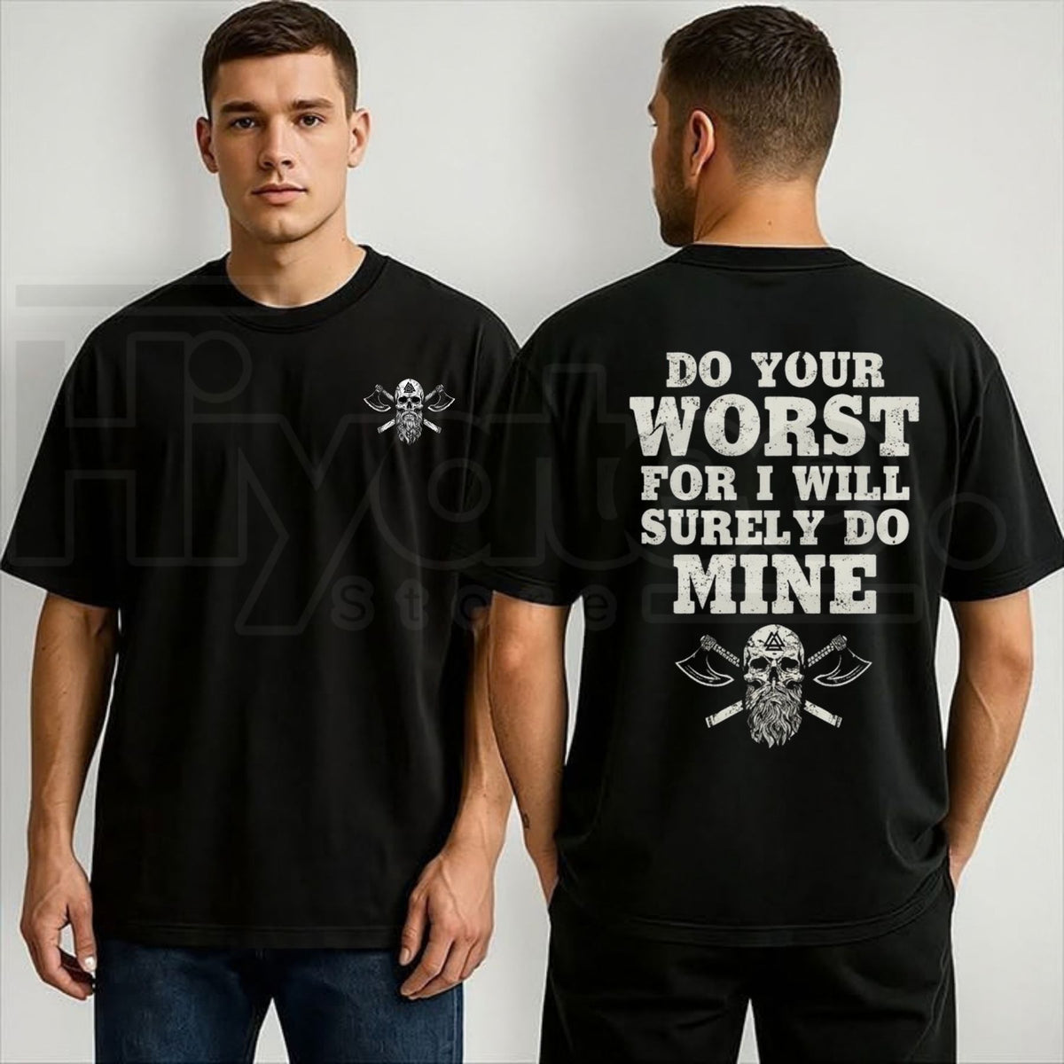 Do Your Worst For I Will Surely Do Mine T-Shirt – Dark Humor Gothic Graphic Tee - Hiyatee