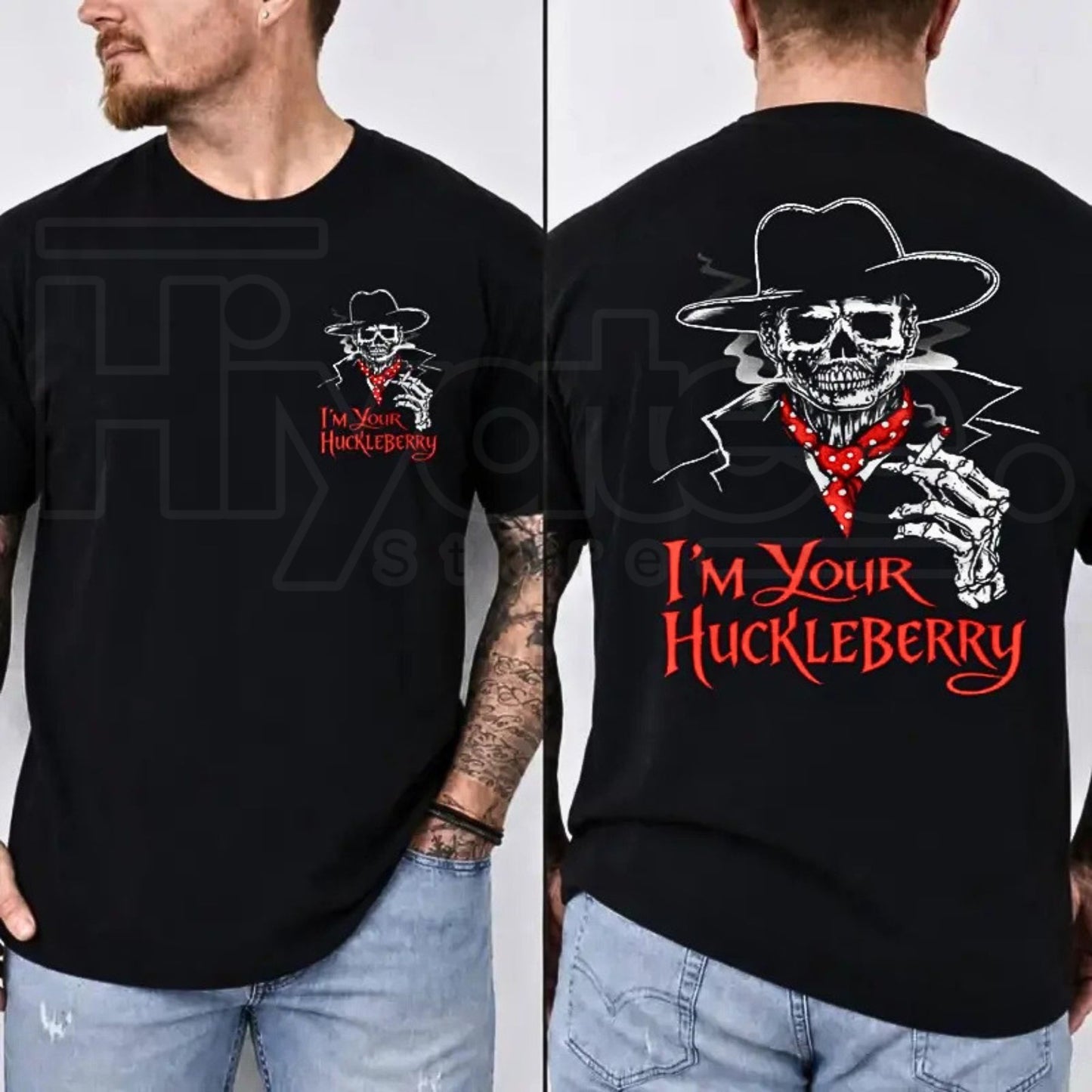 Doc Holliday I'm Your Huckleberry T-Shirt – Old West Ghost Town Zombie Tee - Hiyatee