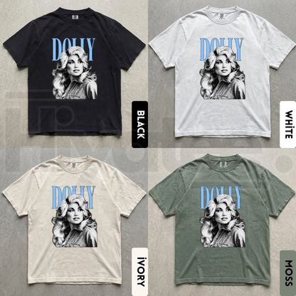 Dolly Parton Memorial Shirt Vintage Country Music Tribute Tee Retro Graphic T-Shirt - Hiyatee