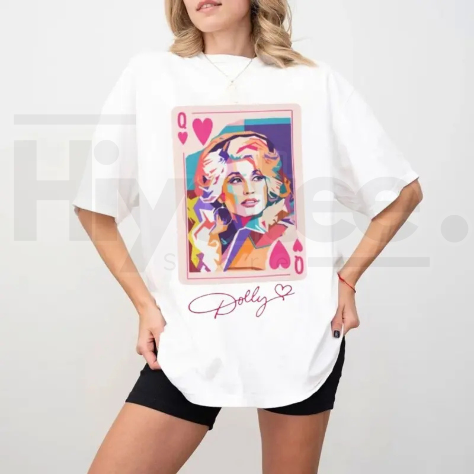 Dolly Parton Queen Of Hearts T Shirt – Vintage Country Music Tee - Hiyatee