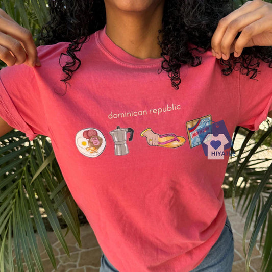 Dominican Republic Tee - DR T-Shirt-Hiyatee