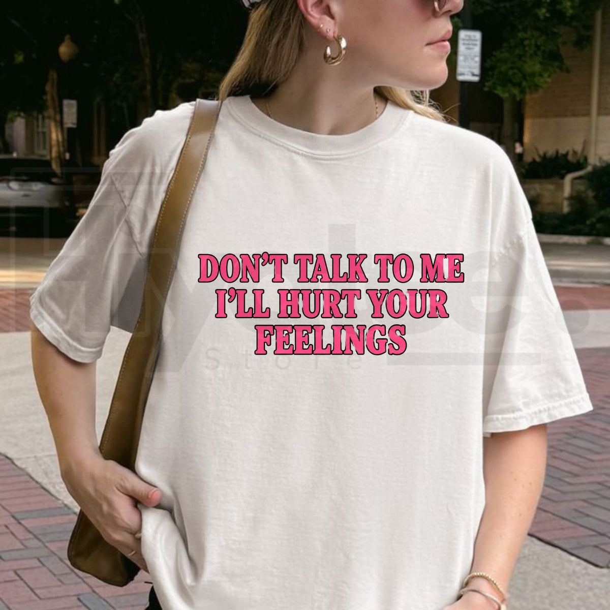 Don’t Talk To Me I’ll Hurt Your Feelings T-Shirt – Sarcastic Social Boundary Graphic Tee - Hiyatee