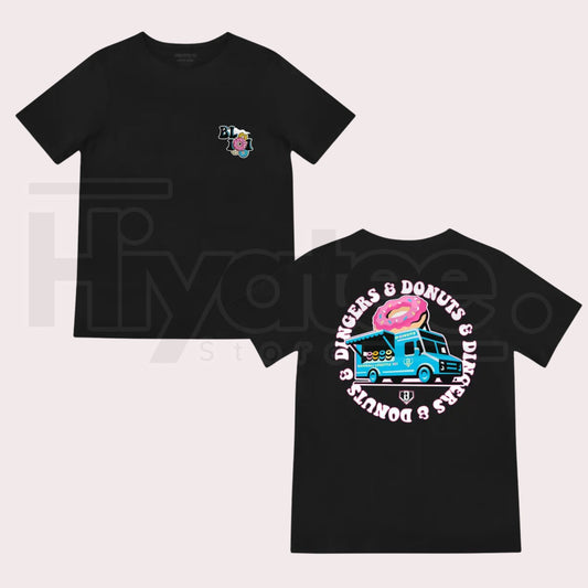 Donut Truck Lightweight Youth Tee – Funny Foodie Graphic Shirt, Short Sleeve Summer T-Shirt - Hiyatee