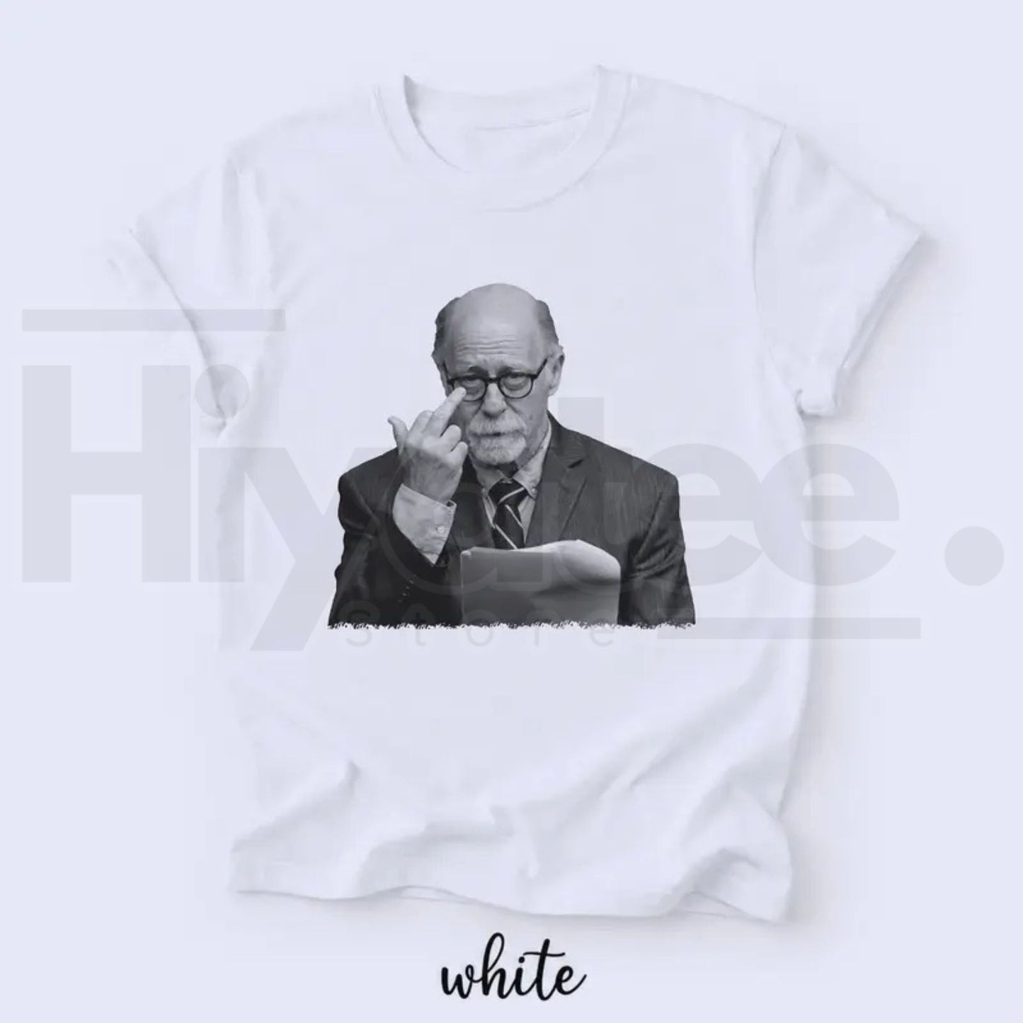 Dr. Donald Condie Courtroom Middle Finger T-Shirt - Hiyatee