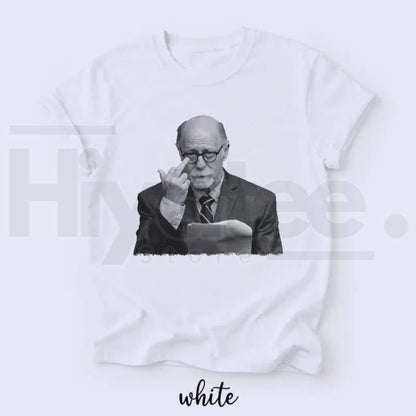 Dr. Donald Condie Courtroom Middle Finger T-Shirt - Hiyatee