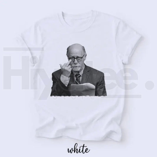 Dr. Donald Condie Courtroom Middle Finger T-Shirt - Hiyatee