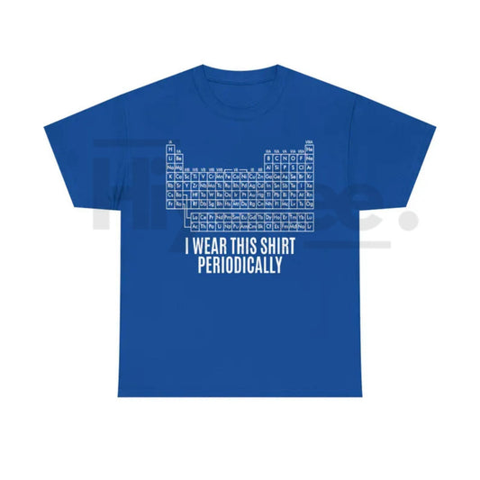 Dr. Grace "I Wear This Shirt Periodically" T-Shirt – Funny Science Teacher Graphic Tee, Premium 100% Cotton Project Hail Mary Pun Top, Soft Lived-In Heavyweight Ryland Grace Nerd Shirt, Made in USA-Hiyatee