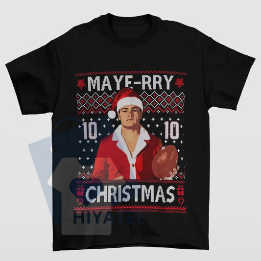 Drake Maye Christmas Sweater – Unisex Holiday Crewneck Festive Xmas Shirt for Fans - Hiyatee