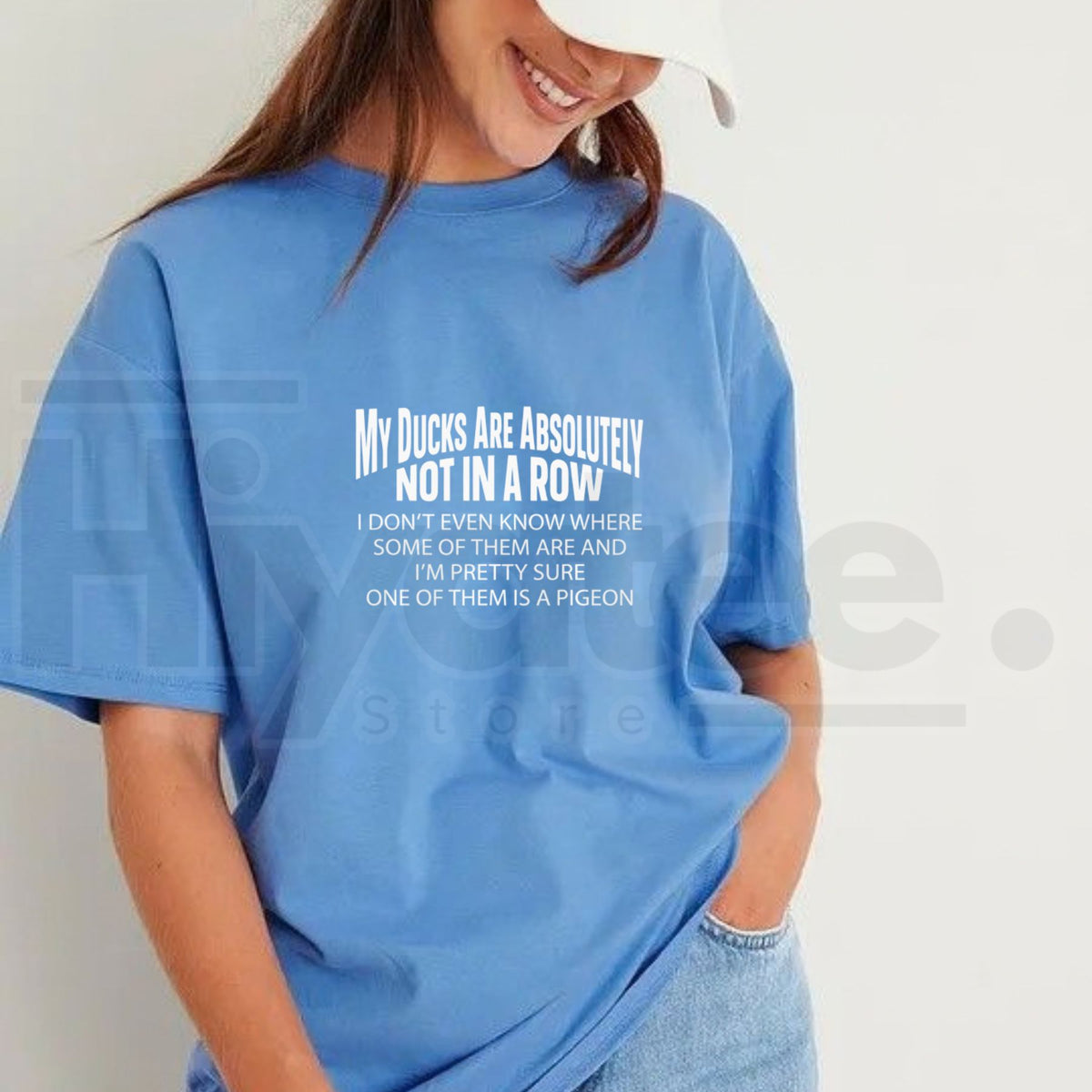 Ducks Not In A Row T-Shirt – Funny Relatable Chaos Humor Graphic Tee - Hiyatee