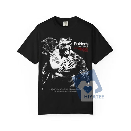Dustin Poirier Retro UFC Shirt – Vintage Style MMA Graphic Tee for Fight Fans-Hiyatee