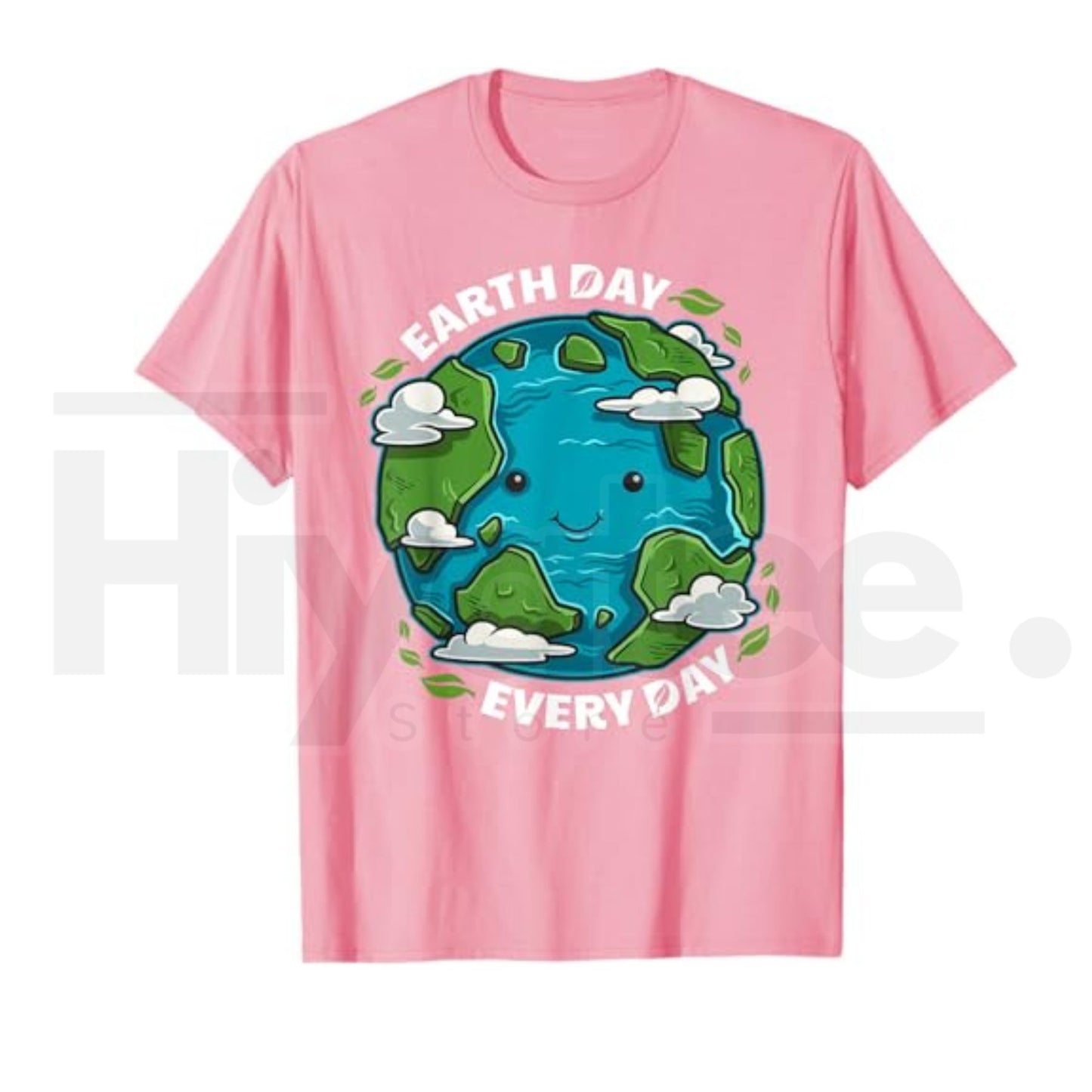 "Earth Day Every Day" – Cute Environmental Eco-Friendly Graphic Top - Hiyatee