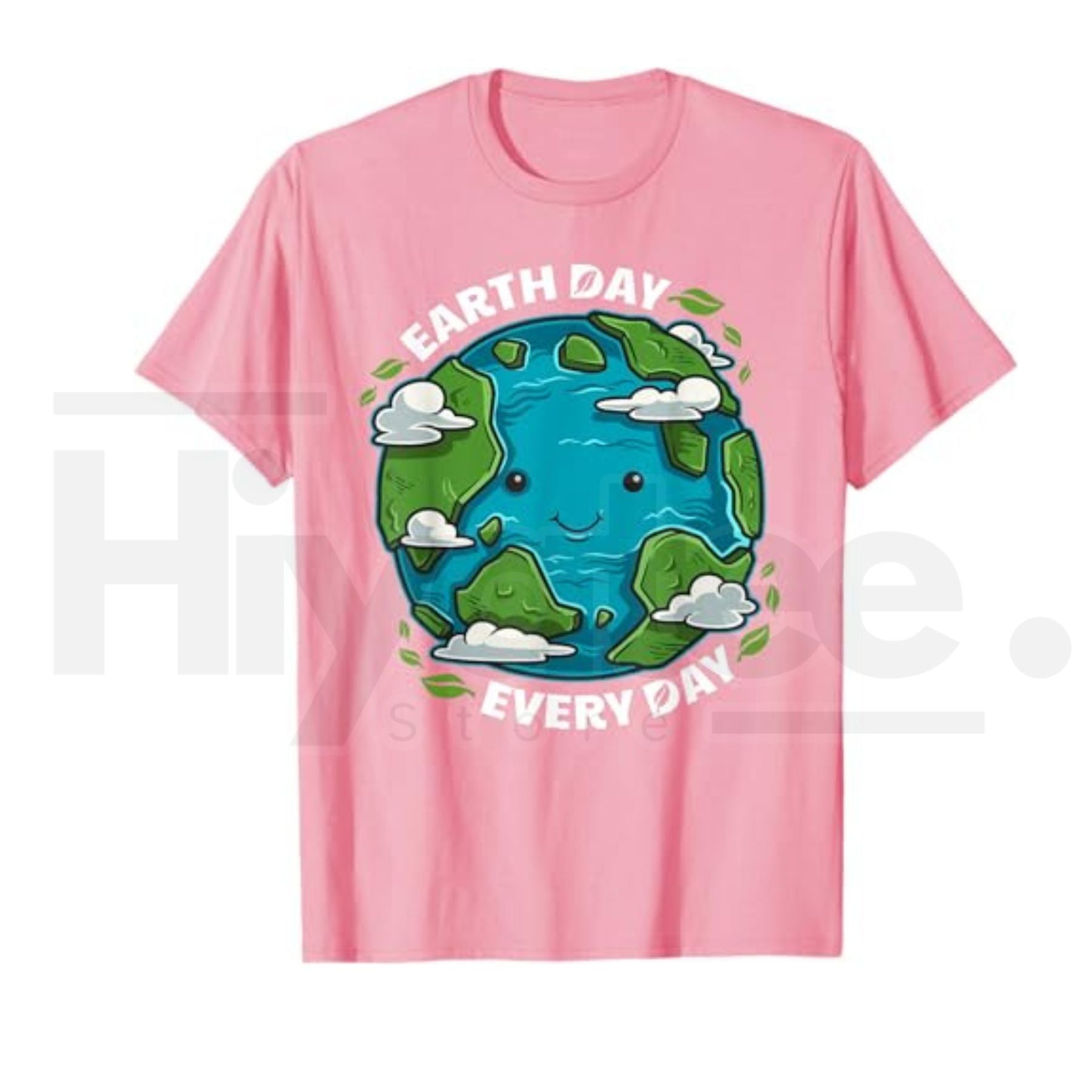 "Earth Day Every Day" – Cute Environmental Eco-Friendly Graphic Top - Hiyatee
