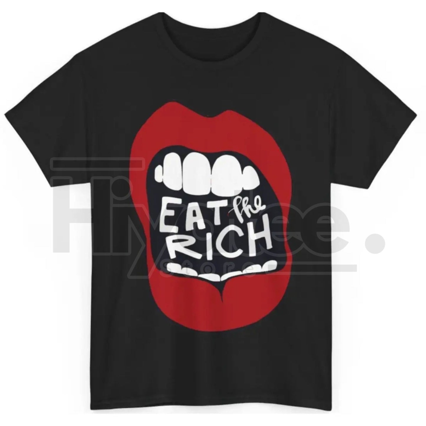 "Eat the Rich" Christmas T-Shirt - Hiyatee