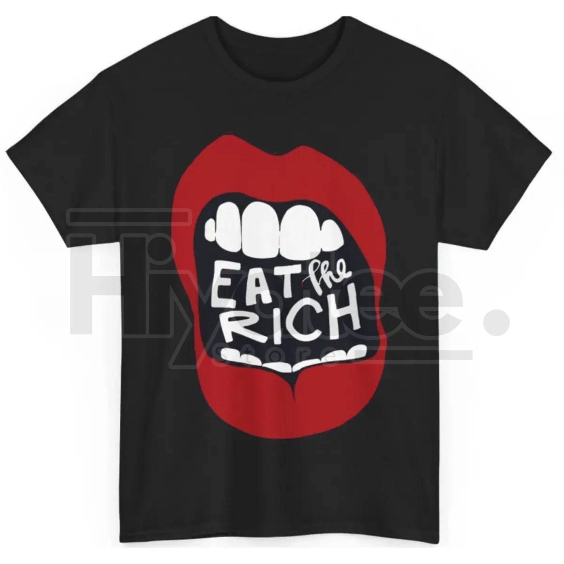 "Eat the Rich" Christmas T-Shirt - Hiyatee