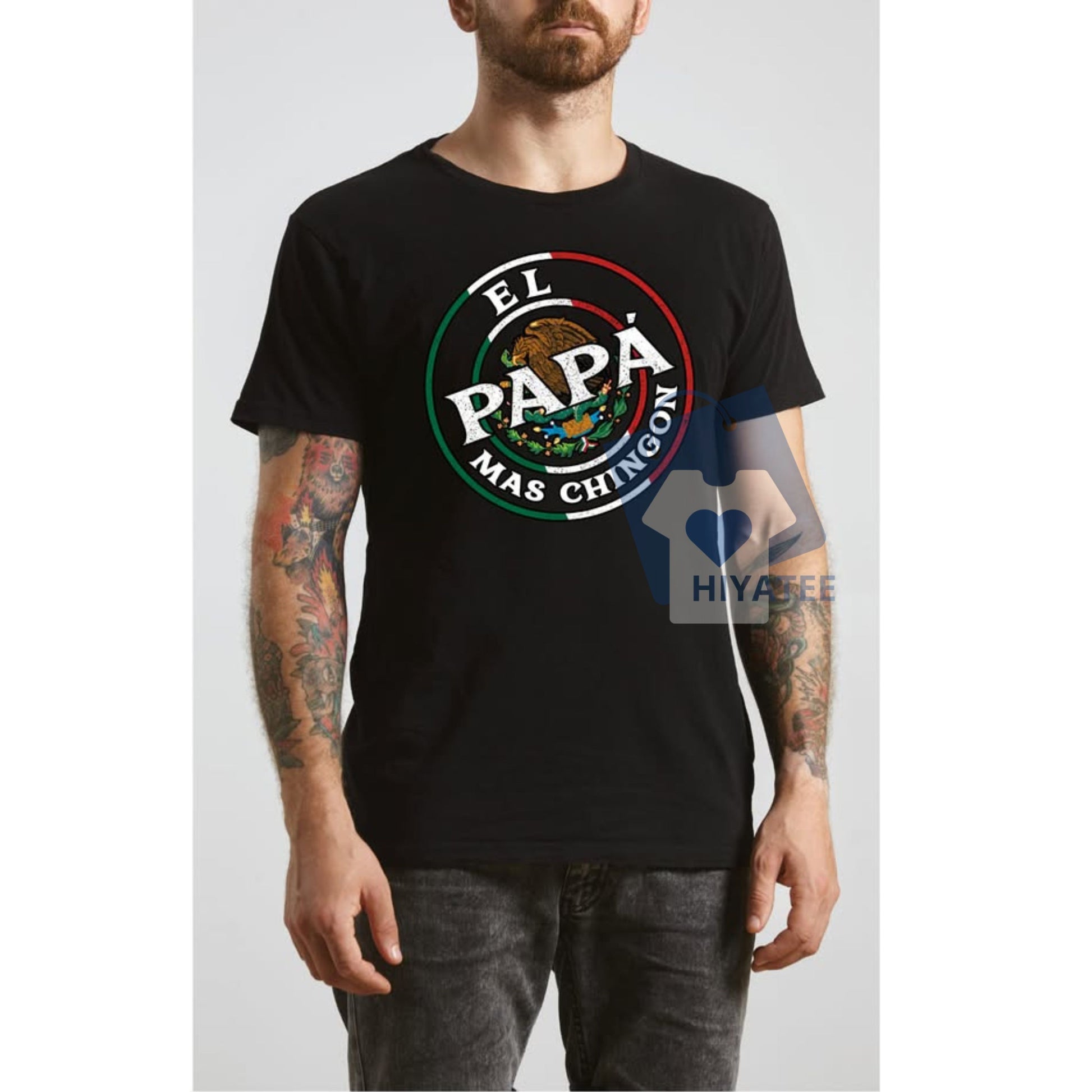 El Papá Más Chingón Shirt – Funny Mexican Dad Father’s Day Tee-Hiyatee
