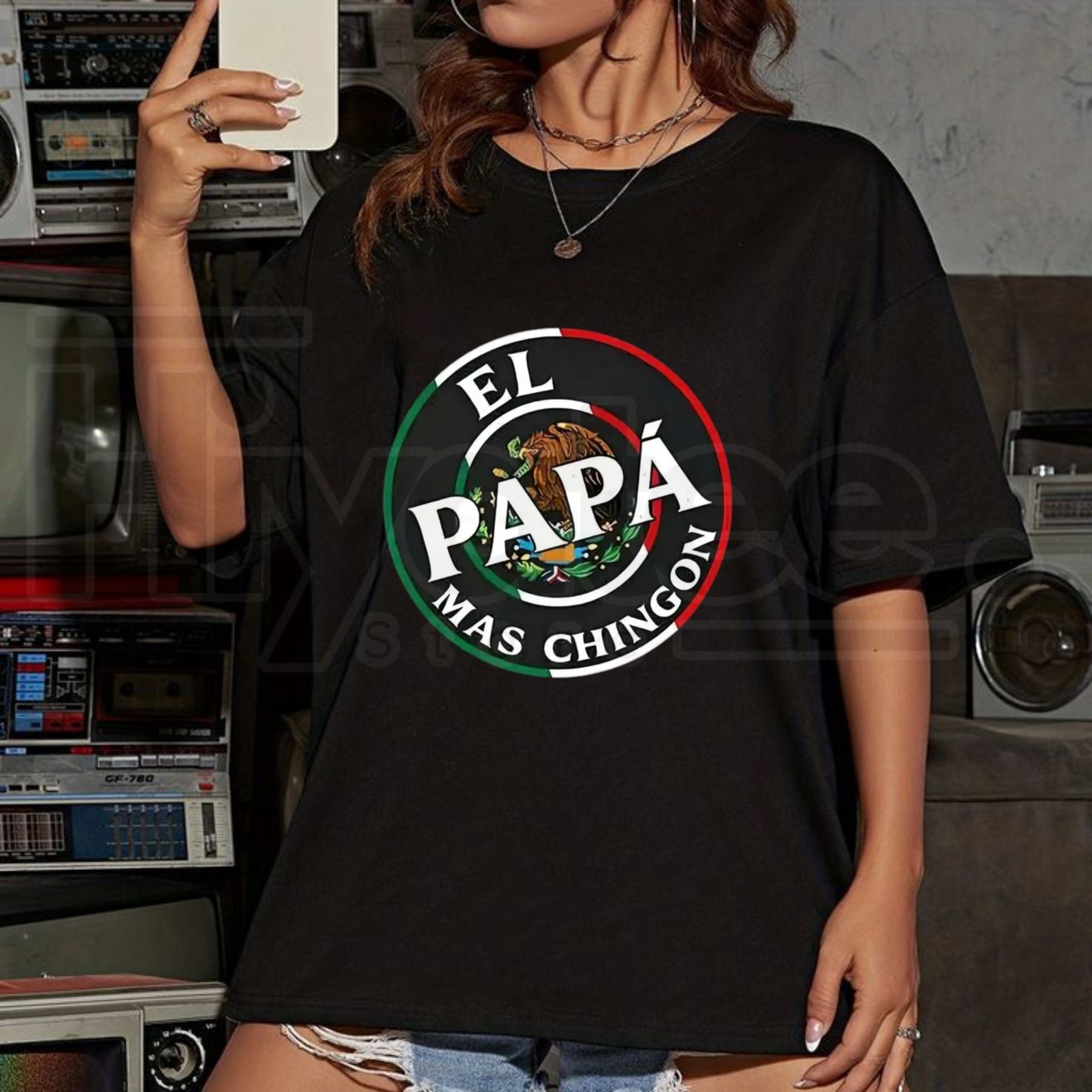 El Papa Mas Chingon T-Shirt – Funny Spanish Father's Day Dia De Los Padres Tee - Hiyatee