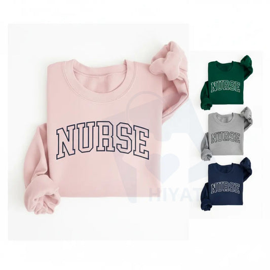 Emergency Department Nurse Sweatshirt: Registered Nurse Sweater, Nursing Student Crewneck, Healthcare Apparel Gift #6 - Hiyatee