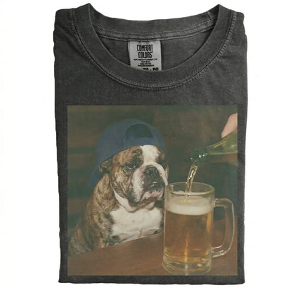 Comfort Colors 50+ Dog Breeds Available Beer Shirt – Vintage 90s Funny Edgy Dog Meme Tee, Unisex Casual Streetwear Gift